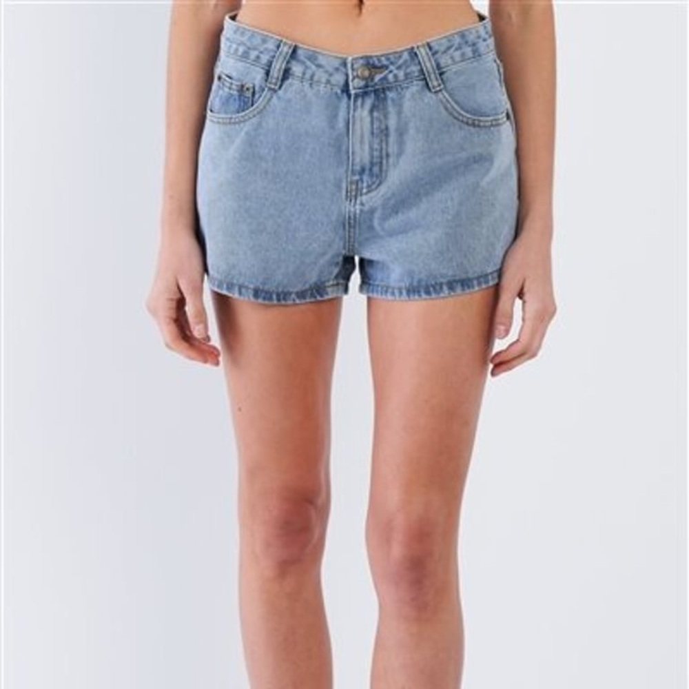 Classic Blue Denim Women's Shorts